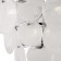 Suspended lamp 60W, 5kHE14, 33x47 cm, chrome