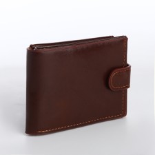 Button purse, brown color