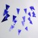Garland "flags", 20 flags, 10 meters, blue color
