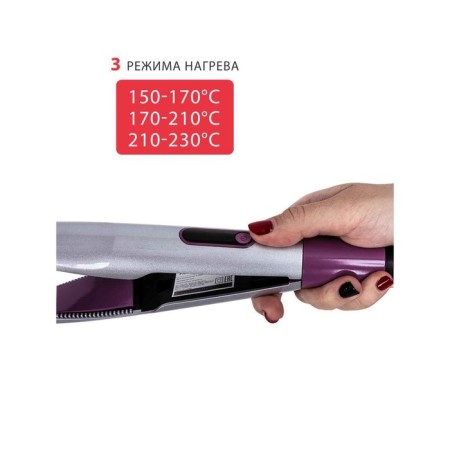 Pioneer HS-10115 2 in 1 in 1, ceramics, up to 230 ° C, black-violet-2