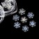 Decorative elements for nails 3D gang snowflakes transformed packet QF