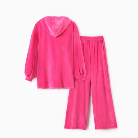 Women's costume (sweatshirt and trousers) KAFTAN PLUSHY p. 44-46, fuchsia-11
