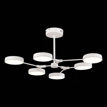 Ceiling EVOLUCE lamp. Sle6003-502-06. Monta. 6x10 watts, LED, 3000K-6000K, 6600 LM, 89x89x32 cm, white color-1