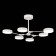 Ceiling EVOLUCE lamp. Sle6003-502-06. Monta. 6x10 watts, LED, 3000K-6000K, 6600 LM, 89x89x32 cm, white color