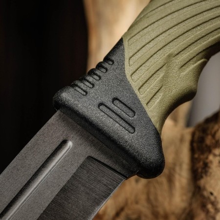 Tactical knife "Alpha" 23cm, blade 115mm/2.8 mm, with fiberglass, green-4