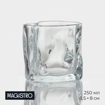 Glass glass Magistro Icebar. Ice, 250 ml