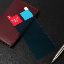 Защитное стекло Krutoff, для Xiaomi Poco M4 Pro, гибридное, гибкое, полный клей