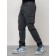 Cargo jeans men, size 54, dark gray color