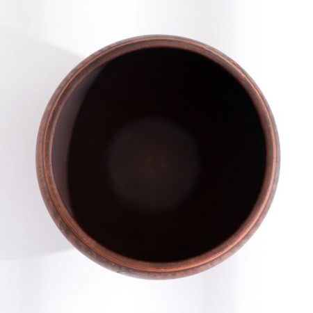 A pot for hot "Ornament", 0.7 l, 13x14x14cm, Angob-4