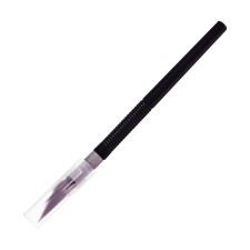 Chancellery scalpel knife, black plastic case Calligrata