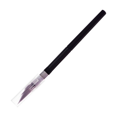 Chancellery scalpel knife, black plastic case Calligrata