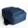 Youth backpack with lightning, external pocket, blue color