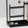 Star for jewelry "Universal" 2-level, 20 × 7.5 × 27 cm, black color