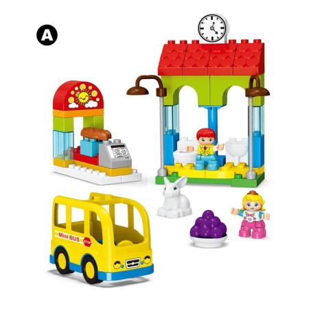 Designer "Bus station", 47 parts-1