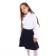 School blouse for girls, white color, height 146 cm