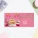 Money envelope "Happy Birthday!" glitter, cake, 8x17 cm