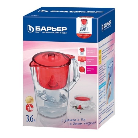 Filter-Kuvshin "Barrier-Life", 3.6 l, white color-3
