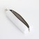 Key of zipper, length 16 cm, ring, carbine, white color