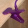 Holder-duct, flexible, adjustable, for a smartphone 3-7 ", 60 cm, width. Cold 12 cm, purple.