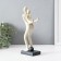 Polystone souvenir "Like behind a stone wall" white 6x10.5x25 cm