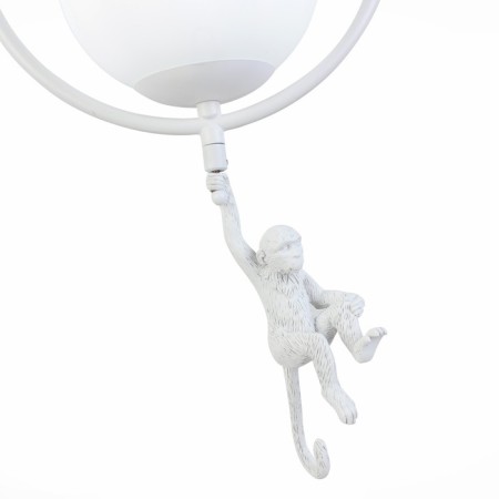Suspension EVOLUCE. Sle115113-01. Tenato. 1x60 W, E27, 25x25x25 cm, white color-7
