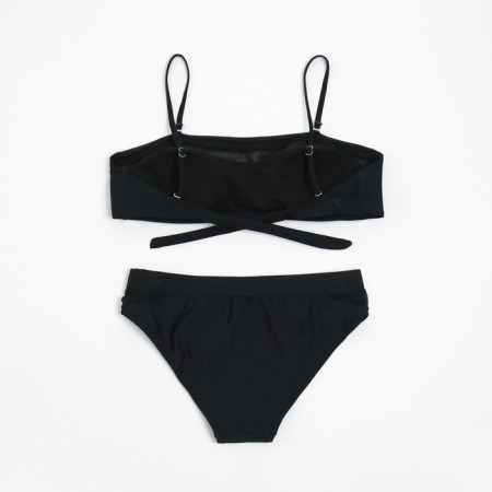 Female Separate swimsuit with the Bando Bando Lypho Color Black, size 46-6