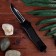 Automatic knife, folding "mamba" steel - 420, handle - zinc, 21 cm
