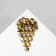 Boast-pier “bunch” is mobile, color in black gold