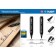 Marker bison professional 06323-2, permanent, wedge-shaped, black, 2-5 mm
