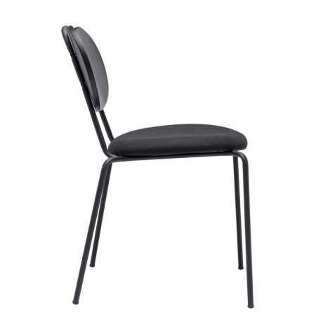 Hillen chair, 565 × 445 × 785 mm, black color-6