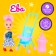 Baby doll "Eva" with accessories, mix