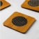 Set of stands for hot, 6 pcs, 9.5 × 9.5 cm, square