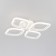 Ceiling Citilux "Romb" CL236040R, 4x11.3W, LED, white color