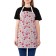 Apron kitchen with a “key to the heart” photo print, adjustable, size OS