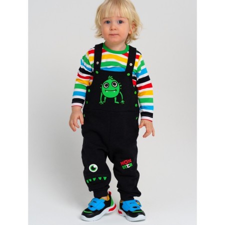 Denim jumpsuit for the boy PlayTode, height 80 cm-2