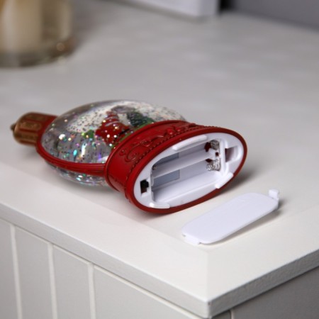 LED figure "Dwarf in the car" 8.5 × 13.5 × 4 cm, plastic, batteries AAAX2 (not in the kit), glow warm white-2