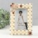 Photo frame 1038 10x15 cm "Pearls" plastic, col. white