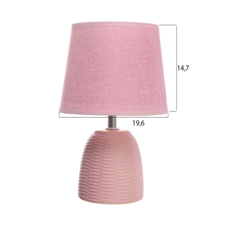Table lamp "Weaving" 1x40W E14 pink 20x20x34cm-5