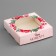 Box a gift team with a window, packaging, "happy moments", 11.5 x 11.5 x 3 cm