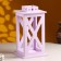 Kashpo wooden "Lantern. Provence" 17x17x31 cm lilac