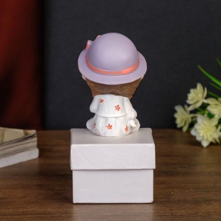 Polystone souvenir "Baby/Baby in a hat, with cocktail" Long legs mix 18x6.5x7.5 cm-4