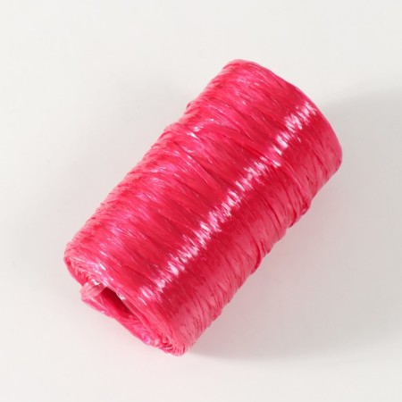 Yarn "for knitting washcloths" 100% polypropylene 300m/75 ± 10 g in the shape of a cylinder (ruby)-1