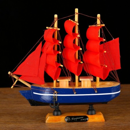 Ship "Scarlet Sails", 22.5 × 17.5 cm-6
