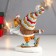 Polystone souvenir "Grandfather Frost on mini-bumps with a flashlight" 13.5x5x11.5 cm