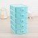 Mini - chest of drawers for trifles 5 sections "Care", 13 × 9 × 18.5 cm, color mix