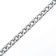 Collar - Metallic a single strain, 65 cm, wire thickness 3.5 mm, flat link