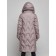 Coat insulated winter female, size 46, brown color