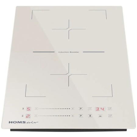Honing panel Homsair HIC32SBG, induction, 2 burners, sensor, white-1