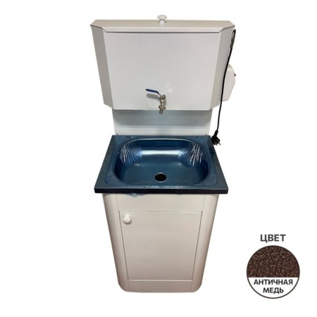 Washbuilder "Dachny", with EVN, 1200 W, stainless steel. Moika, crane metal, 30 l, color copper