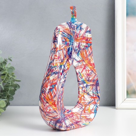 Polystone souvenir "Pear. Color pencils" 6x20x33.5 cm-1